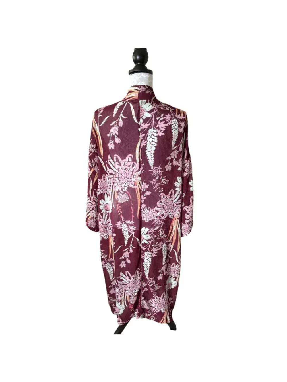 Free People Intimate Floral Burgundy Flowy Boho Lightweight Small